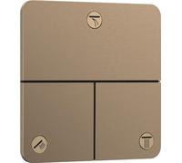 Hansgrohe Válvula oculta ShowerSelect Comfort para 3 aparatos bronce cepillado 15587140