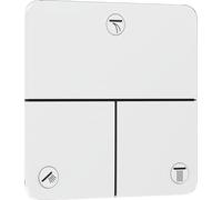 hansgrohe ShowerSelect Comfort Q - válvula para instalación empotrada de termostatos ShowerSelect Comfort Q (3 funciones), blanco mate