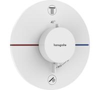 Hansgrohe ShowerSelect Comfort S grifo de bañera y ducha empotrado con termostato blanco 15554700