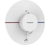 Hansgrohe ShowerSelect Comfort S grifo para ducha empotrado con termostato blanco 15562700