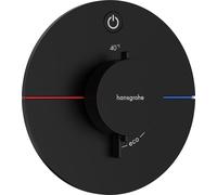 Hansgrohe ShowerSelect Comfort S grifo para ducha empotrado con termostato negro 15553670