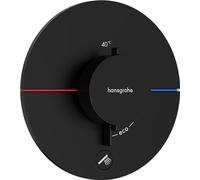 Hansgrohe ShowerSelect Comfort S grifo para ducha empotrado con termostato negro 15562670