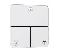 hansgrohe ShowerSelect Comfort Q - válvula para instalación empotrada de termostatos ShowerSelect Comfort Q (3 funciones), blanco mate