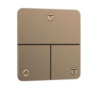 Hansgrohe ShowerSelect Comfort - Válvula oculta, para 3 aparatos, bronce cepillado 15587140