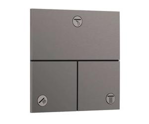 Hansgrohe ShowerSelect Comfort - Válvula oculta, para 3 aparatos, cromo negro cepillado 15573340