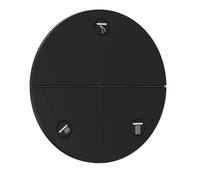 Hansgrohe ShowerSelect Comfort - Válvula oculta, para 3 aparatos, negro mate 15558670