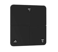 Hansgrohe ShowerSelect Comfort - Válvula oculta, para 3 aparatos, negro mate 15587670