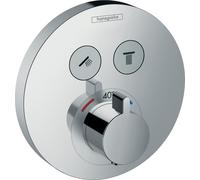 Hansgrohe ShowerSelect grifo de bañera y ducha empotrado con termostato cromo 15743000