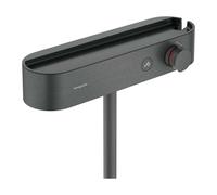 Hansgrohe ShowerTablet Select - Grifo termostático de ducha, cromo negro cepillado 24360340