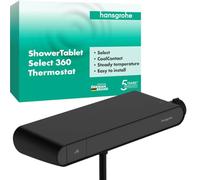 Hansgrohe ShowerTablet Select - Grifo termostático de ducha, negro mate 13158670
