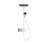Hansgrohe Raindance Alive Q conjunto de ducha a pared con termostato con rociador con efecto lluvia cromo 24580000
