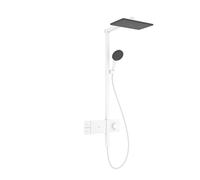 hansgrohe Sistema de ducha Raindance Alive Q 210/340 de 1 chorro con ShowerSelect Comfort, 24580700, Color: Blanco mate