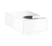Hansgrohe - Soporte de ducha mural Porter E, blanco mate 28387700