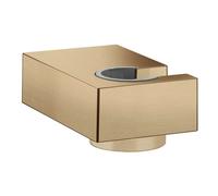 Hansgrohe - Soporte de ducha mural Porter E, bronce cepillado 28387140