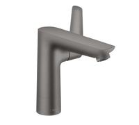 Hansgrohe Grifo de lavabo Talis E con desagüe, cromo negro cepillado 71754340