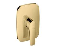 hansgrohe Talis E - Grifo monomando para ducha (acabado en oro pulido)
