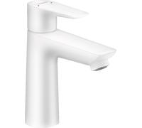 Hansgrohe Grifo monomando de lavabo Talis E 110 – vaciador automático – blanco mate 71710700