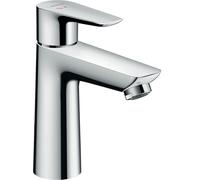hansgrohe Talis E mezclador monomando de lavabo 110 CoolStart, residuos emergentes, proyección de 112 mm, 71713000, Color: cromado