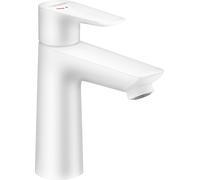 hansgrohe Talis E mezclador monomando de lavabo 110 CoolStart, sin residuos emergentes, proyección de 112 mm, 71714700, Color: blanco mate
