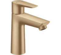 hansgrohe Talis E mezclador monomando de lavabo 110, sin residuos emergentes, proyección de 112mm, 71712140, Color: bronce cepillado