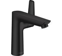 hansgrohe Talis E mezclador monomando de lavabo 150, residuos emergentes, proyección de 141mm, 71754670, Color: negro mate
