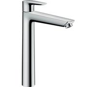 hansgrohe Talis E mezclador monomando de lavabo 240, sin residuos emergentes, proyección de 183mm, 71717000, Color: cromado