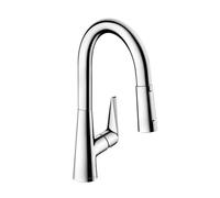 Hansgrohe Talis M51 - Grifo monomando de fregadero 160 con ducha extraíble, cromo 72815000