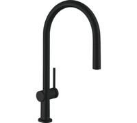Hansgrohe Talis M54 - Grifo de Cocina con Ducha Extraíble - Negro Mate