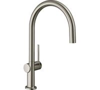 Hansgrohe Grifo de cocina Talis M54 Monomando 1 chorro caño giratorio Acero inoxidable 72804800