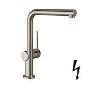 Hansgrohe Talis M54 - Grifo de fregadero, con caño extraíble, aspecto de acero inoxidable 72860800