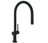 Hansgrohe Grifo de cocina Talis M54 monomando caño extraíble 210 mm negro mate 72802670