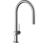 Hansgrohe M54 - Grifo de fregadero Talis con ducha extraíble, cromo 72800000