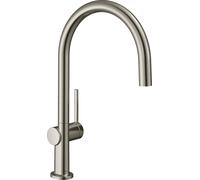 hansgrohe Talis M54 Monomando de cocina 220, 1jet, 72804800, Color: Acabado en acero inoxidable