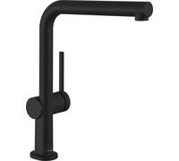 hansgrohe Talis M54 Monomando de cocina 270, 1 jet, 72840670, Color: negro mate