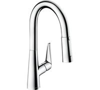 Hansgrohe Grifo de cocina Talis M51 monomando de pie 160 ducha extraíble 2jet cromo 72815000