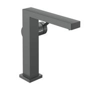 hansgrohe Tecturis E Fine CoolStart - Grifo de lavabo con desagüe Push Open | Cromo negro cepillado, altura del caño 173 mm, 1 tipo de chorro, chorro completo, máx. 4 l/min, 73040340