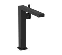 hansgrohe Tecturis E Fine mezclador monomando de lavabo 240, proyección 197mm, juego de desagüe, CoolStart, 73073670, Color: negro mate