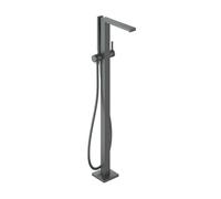 Hansgrohe Tecturis E - Grifo de bañera de suelo, cromo negro cepillado 73445340
