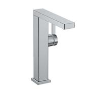 Hansgrohe Tecturis E, grifo monomando para lavabo, acabado cromado, con función CoolStart, tecnología EcoSmart+, caño giratorio y sistema de desagüe con apertura mediante presión