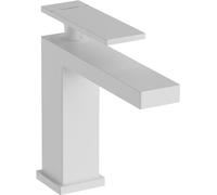hansgrohe Tecturis E mezclador monomando de lavabo 110, proyección 144mm, sin juego de desagüe, EcoSmart+, 73011700, Color: Blanco Mate