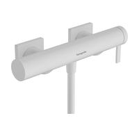 hansgrohe Tecturis E mezclador monomando de ducha, 1 consumidor, montaje en superficie, 73620700, Color: Blanco Mate