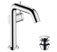 Hansgrohe Grifo lavabo de pie Tecturis S Push-Open CoolStart EcoSmart Cromo 73340000