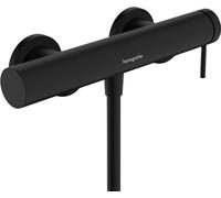 hansgrohe Tecturis S, grifo de ducha visto para 1 función, grifo monomando ducha, mezclador monomando de ducha, negro mate