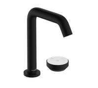 Hansgrohe Tecturis S - Grifo de lavabo con caño, instalación de 2 orificios, CoolStart, EcoSmart+, negro mate 73353670