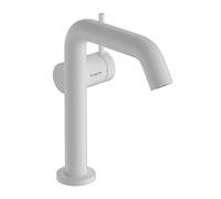 Hansgrohe Tecturis S - Grifo de lavabo, con desagüe Push-Open, CoolStart, EcoSmart, blanco mate 73340700