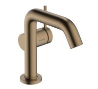 Hansgrohe Tecturis S - Grifo de lavabo con desagüe Push-Open, CoolStart, EcoSmart, bronce cepillado 73320140