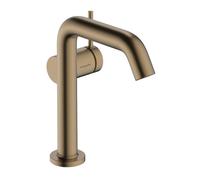 Hansgrohe Tecturis S - Grifo de lavabo con desagüe Push-Open, CoolStart, EcoSmart, bronce cepillado 73340140