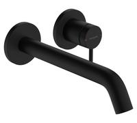Hansgrohe Tecturis S, grifo monomando para lavabo, montaje empotrado en la pared, tecnología EcoSmart+, caño de 22,5 cm, color mate, 1 unidad.