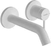 Hansgrohe Grifo de lavabo empotrado Tecturis S EcoSmart+ 165 mm Blanco mate 73350700