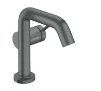Hansgrohe Tecturis S - Mezclador de lavabo con desagüe, CoolStart, EcoSmart+, cromo negro cepillado 73323340